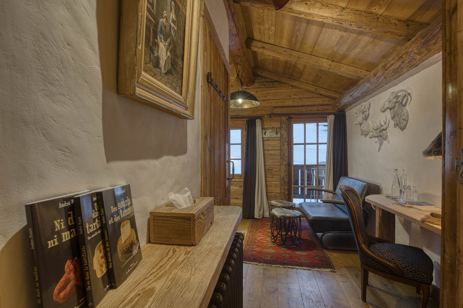 Chambres doubles vieux chalet - hôtel de qualité à La Clusaz